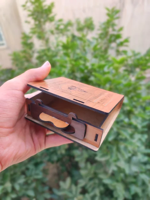 جاپاسوری قفلدار چوبی روستیک وود استور