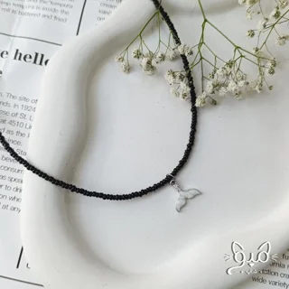 تصویر گردنبند منجوقی دم وال